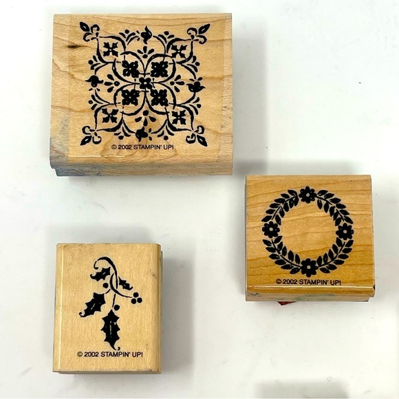 Rubber Stamps‎ Scrolls Leaves Accents Sm.1”-3” 2002’s Leaves Scrolls Flowers Ivy - Picture 5 of 7